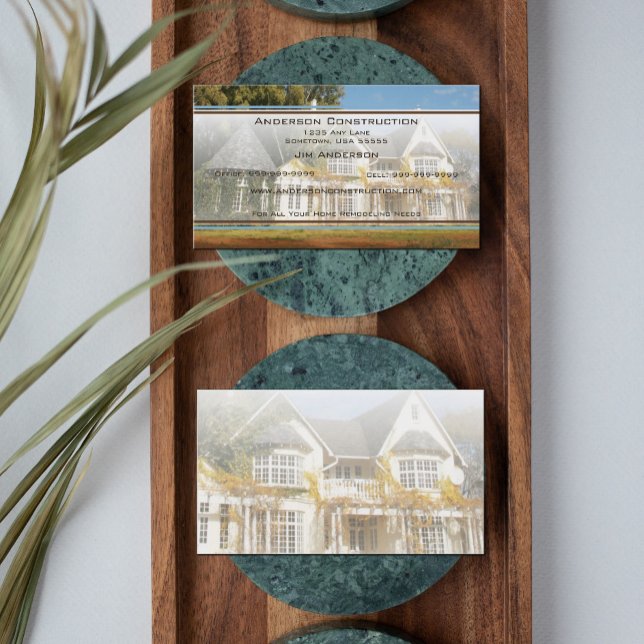 Tarjeta de visita para los constructores de casa (Subido por el creador)