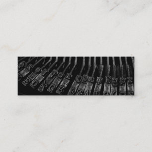 Tarjeta de visita para los escritores