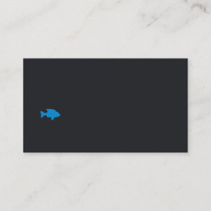 tarjeta de visita para los mariscos, acuario,