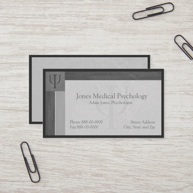 Tarjeta de visita para psicólogos (Anverso/Reverso In Situ)