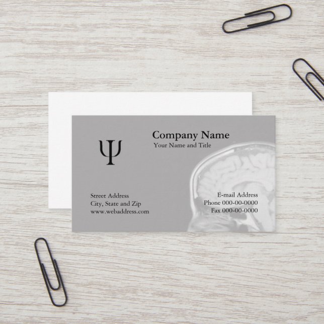 Tarjeta de visita para psicólogos (Anverso/Reverso In Situ)