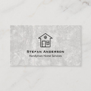 tarjeta de visita para servicios prácticos con hor