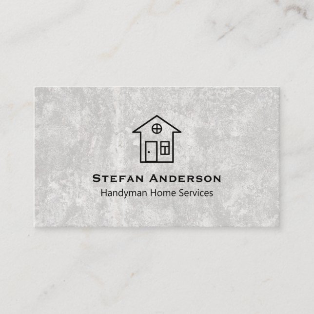 tarjeta de visita para servicios prácticos con hor (Anverso)