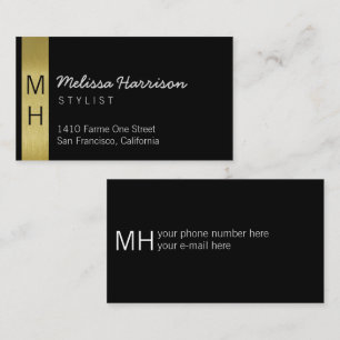Tarjeta De Visita para su profesor femenino y moderno elegante