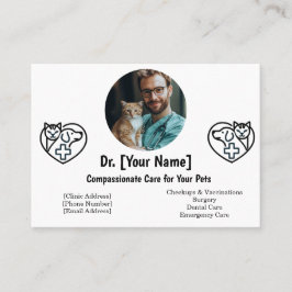 Tarjeta de visita para veteranos de personalizable