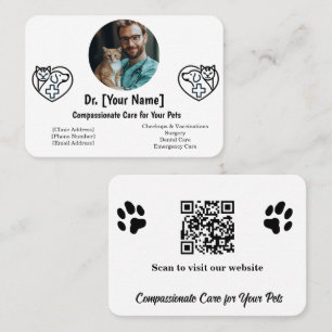 Tarjeta de visita para veteranos de personalizable