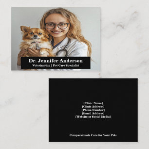 Tarjeta de visita para veteranos de personalizable