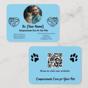 Tarjeta de visita para veteranos de personalizable