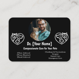 Tarjeta de visita para veteranos de personalizable