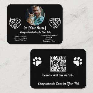 Tarjeta de visita para veteranos de personalizable