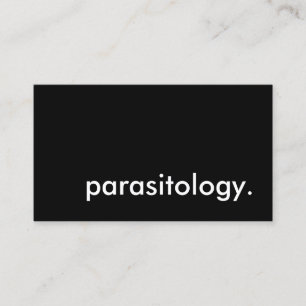 Tarjeta De Visita parasitología