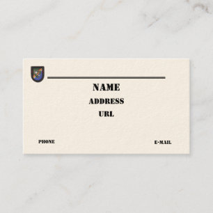 Tarjeta De Visita parche de los veteranos aerotransportados del 75º