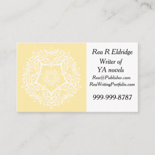 Tarjeta De Visita Parchment Mandala
