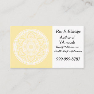 Tarjeta De Visita Parchment Mandala