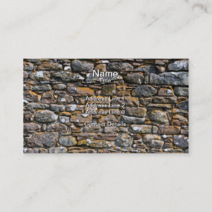 Tarjeta De Visita Pared del campo de batalla de Culloden