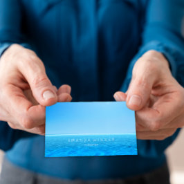 Tarjeta De Visita Pareja psicóloga terapíloga del Océano Atlántico