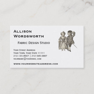 Tarjeta De Visita Pares románticos de Marie Antonieta Louis XVI