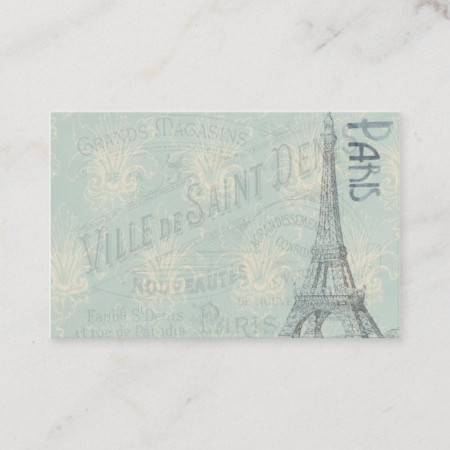 TARJETA DE VISITA PARIS (Anverso)
