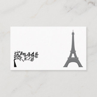 Tarjeta De Visita Paris Eiffel Tower Francia Viaje Turístico