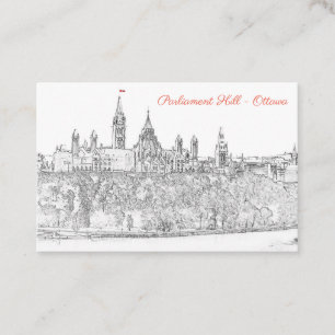 Tarjeta De Visita Parliament Hill en Ottawa - Código QR