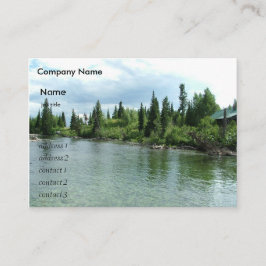 Tarjeta De Visita Parque nacional del Gran Tetón en verano