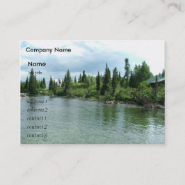 Tarjeta De Visita Parque nacional del Gran Tetón en verano