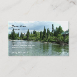 Tarjeta De Visita Parque nacional del Gran Tetón en verano