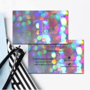 Tarjeta De Visita Parques multicolores