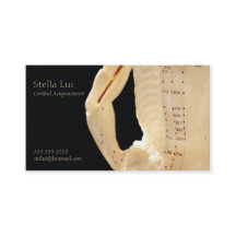 Parte posterior de la acupuntura