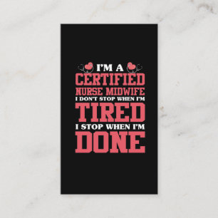 Tarjeta De Visita Partera certificada cute Doula Nacimiento