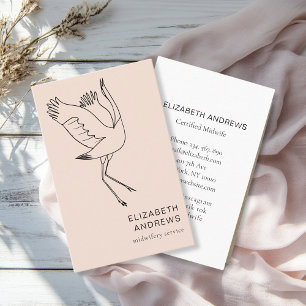 Tarjeta De Visita Partera, Storch, Beige-Brown