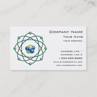 Tarjeta De Visita Partículas atómicas