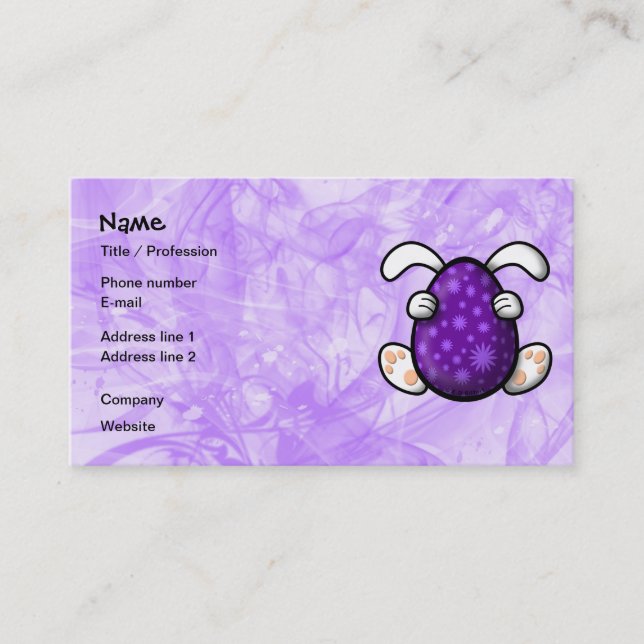 Tarjeta De Visita Pascuas (Anverso)