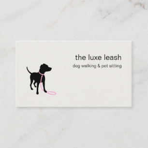 Tarjeta De Visita Paseador de Perros Cuidador de Mascotas Peluquero 