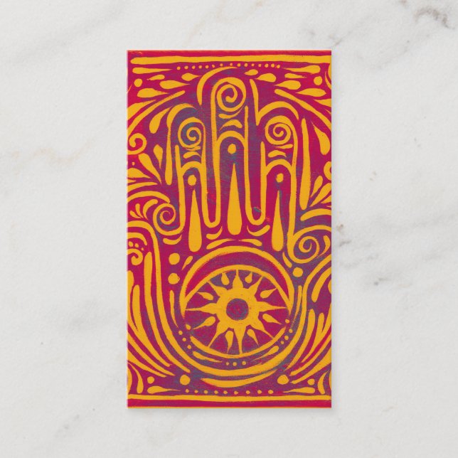 Tarjeta De Visita Pasión y magia (Anverso)