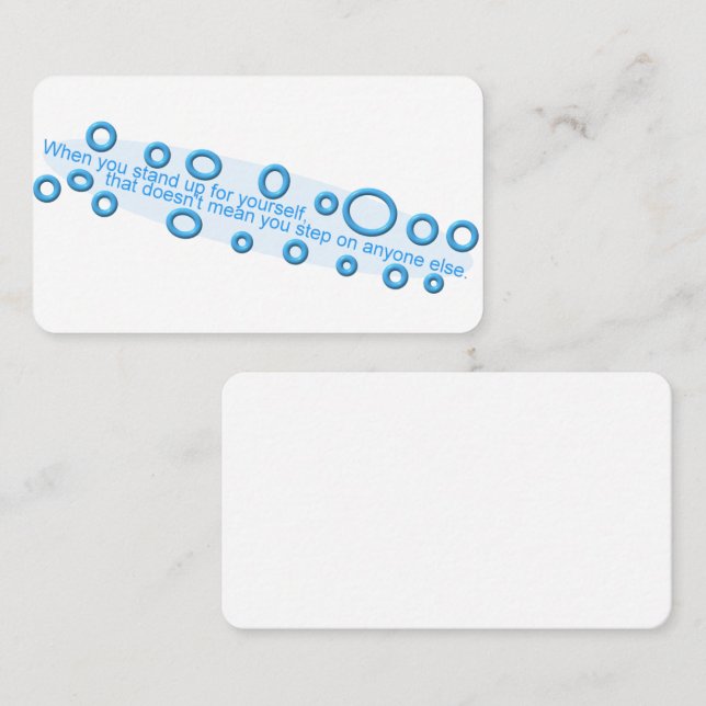 Tarjeta De Visita Pasos De Esteem (Anverso / Reverso)