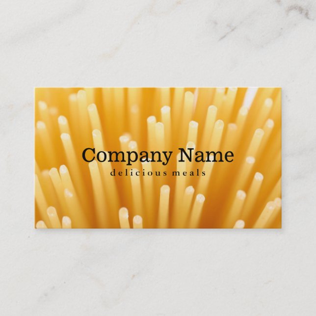 Tarjeta De Visita Pasta (Anverso)