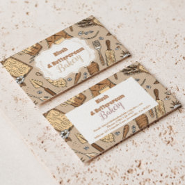 Tarjeta De Visita Pastel Bakery Branding