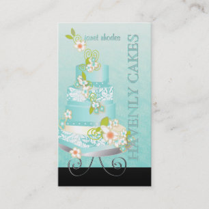 Tarjeta De Visita Pastel de bodas/panadería/pâtisserie de PixDezines