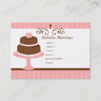 Tarjeta De Visita Pastel de bonito
