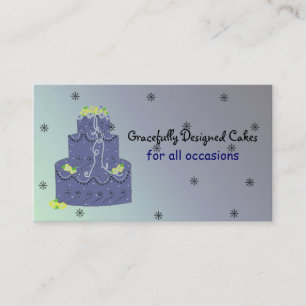 Tarjeta De Visita Pastel de diseño azul de la marina