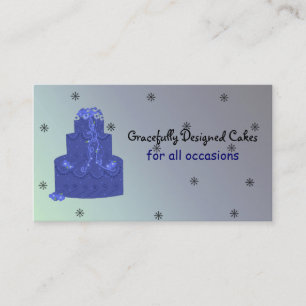 Tarjeta De Visita Pastel de diseño azul real