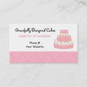 Tarjeta De Visita Pastel de diseño rosa suave