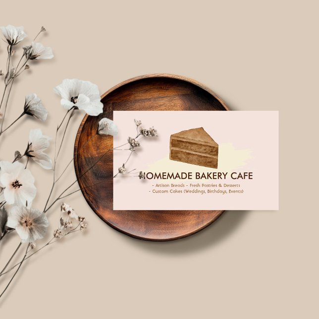 Tarjeta De Visita Pastel de galletas Boda Panadería de cumpleaños Mí (Subido por el creador)