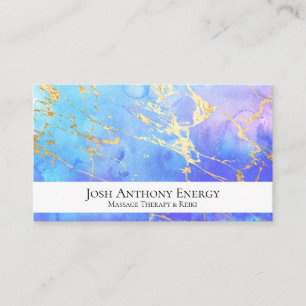 Tarjeta De Visita *~* Pastel de oro Nebulosa Galaxia Universo Aqua A
