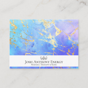 Tarjeta De Visita *~* Pastel de oro Nebulosa Galaxia Universo Aqua A
