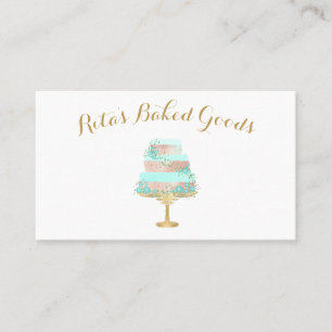 Tarjeta De Visita Pastel de panadería