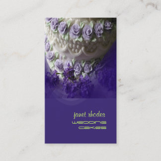 Tarjeta De Visita Pastel de pasteles bodas