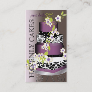 Tarjeta De Visita Pastel de PixDezines/Panadería/Pastelería