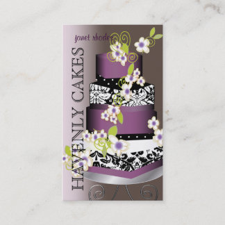 Tarjeta De Visita Pastel de PixDezines/Panadería/Pastelería